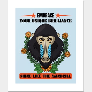 Mandrill Posters and Art